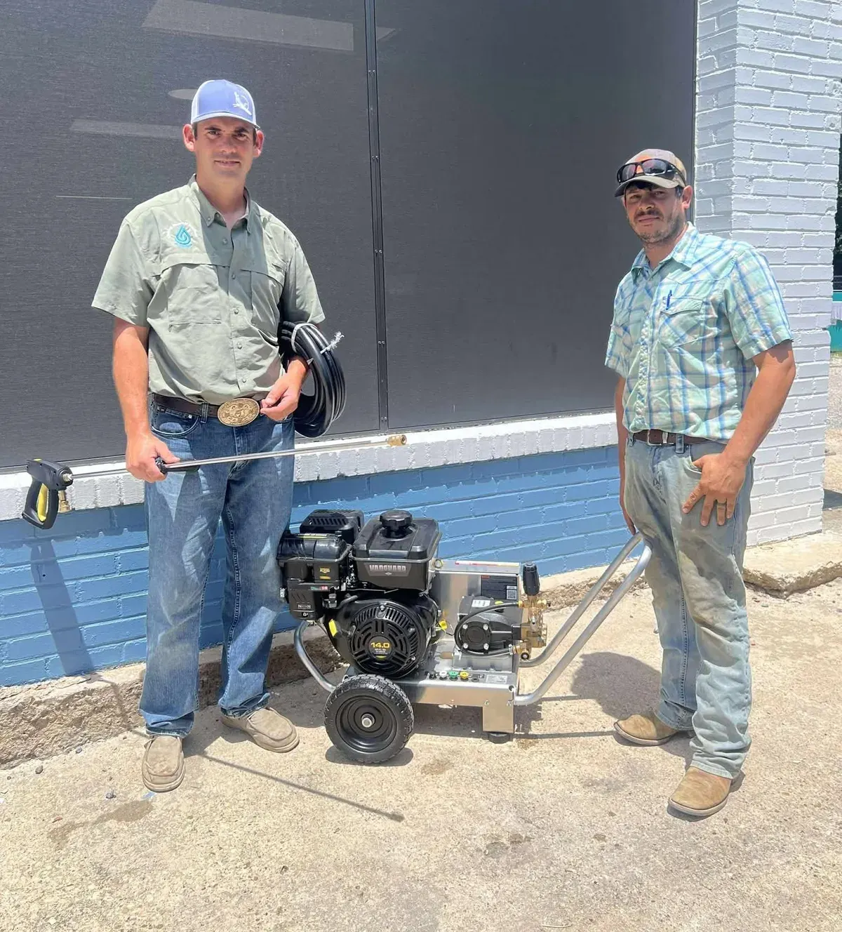 Equipment leaving the shop with its new owner